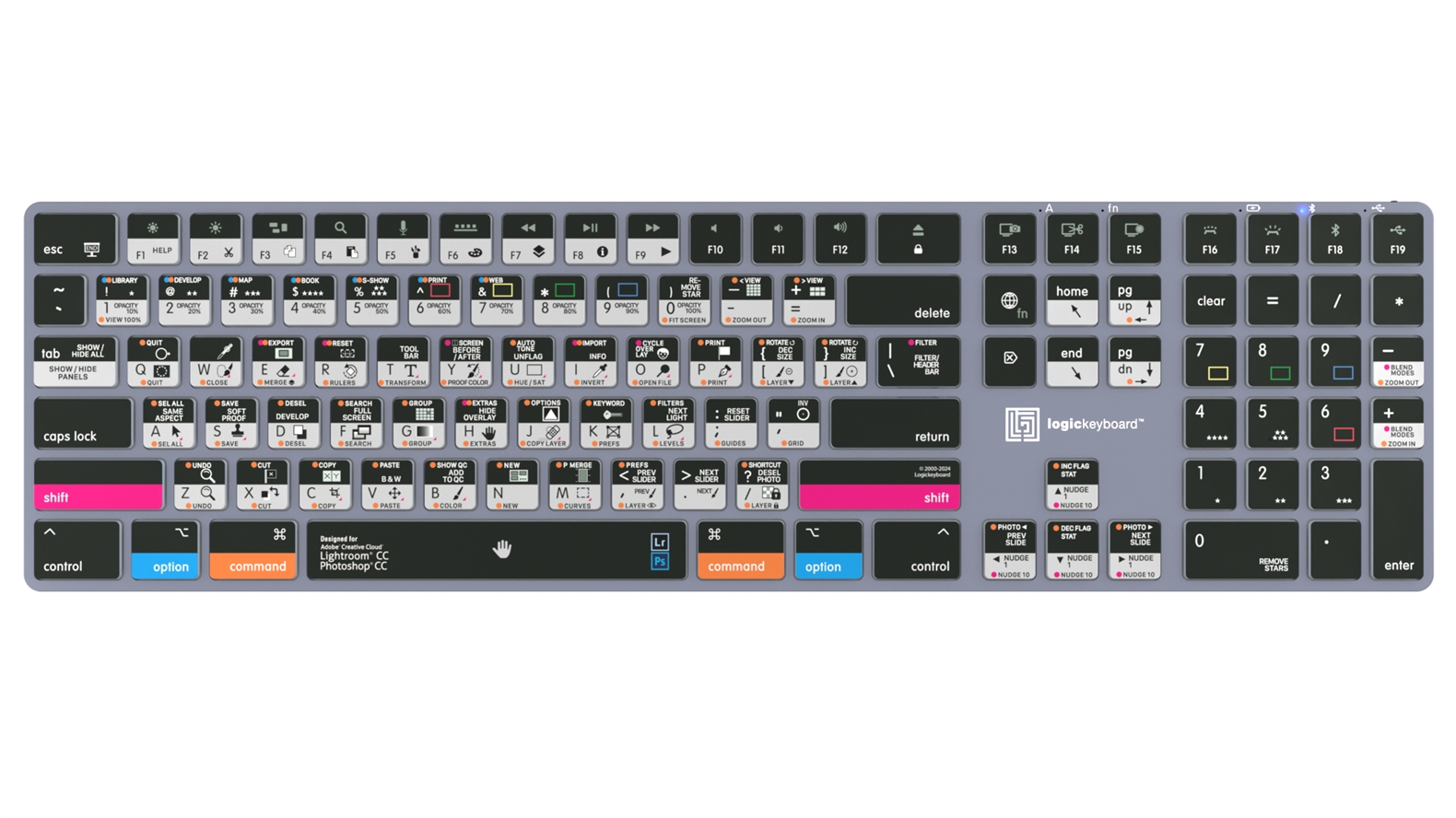 Logickeyboard MAC Keyboards / Covers & PC Keyboards for Adobe Photoshop